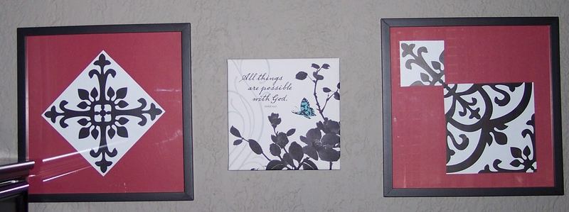 Black & White & Red All Over Wall Decor – photo 5
