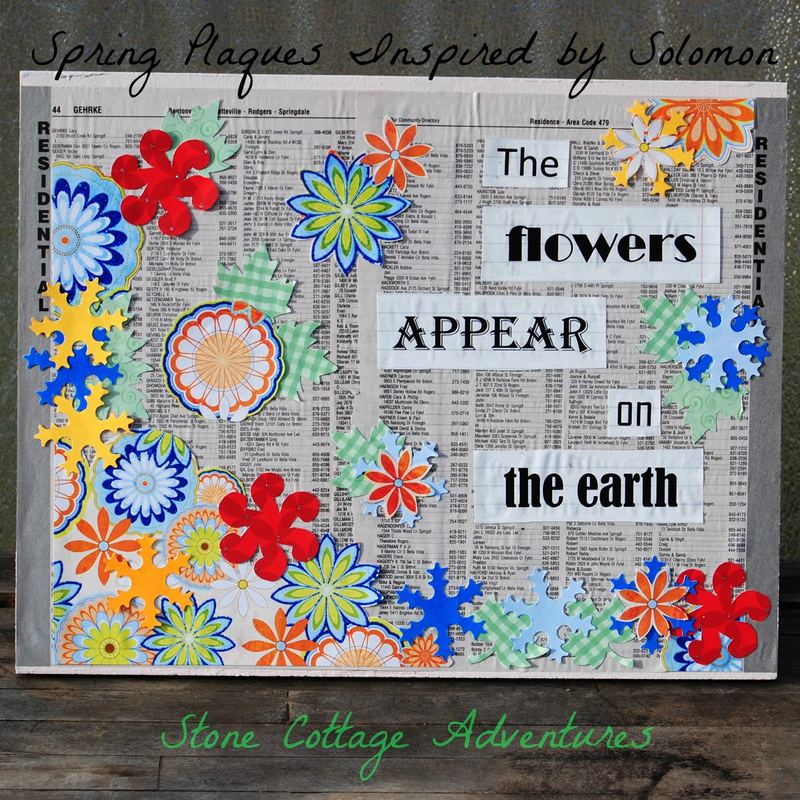 {Part 1} Spring Plaques Inspired by Song of Solomon 2:12 – photo 1